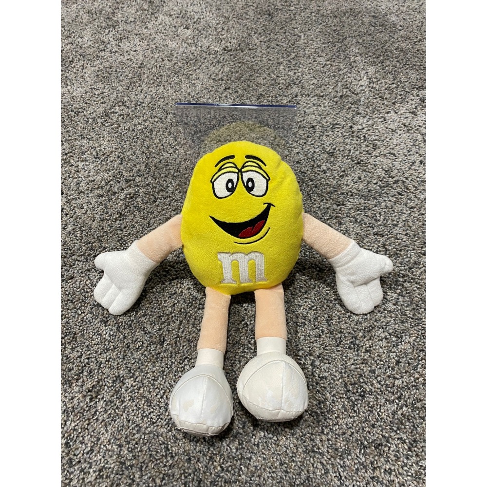 M&M's Yellow Peanut Character Plush Stuffed Toy Collectible